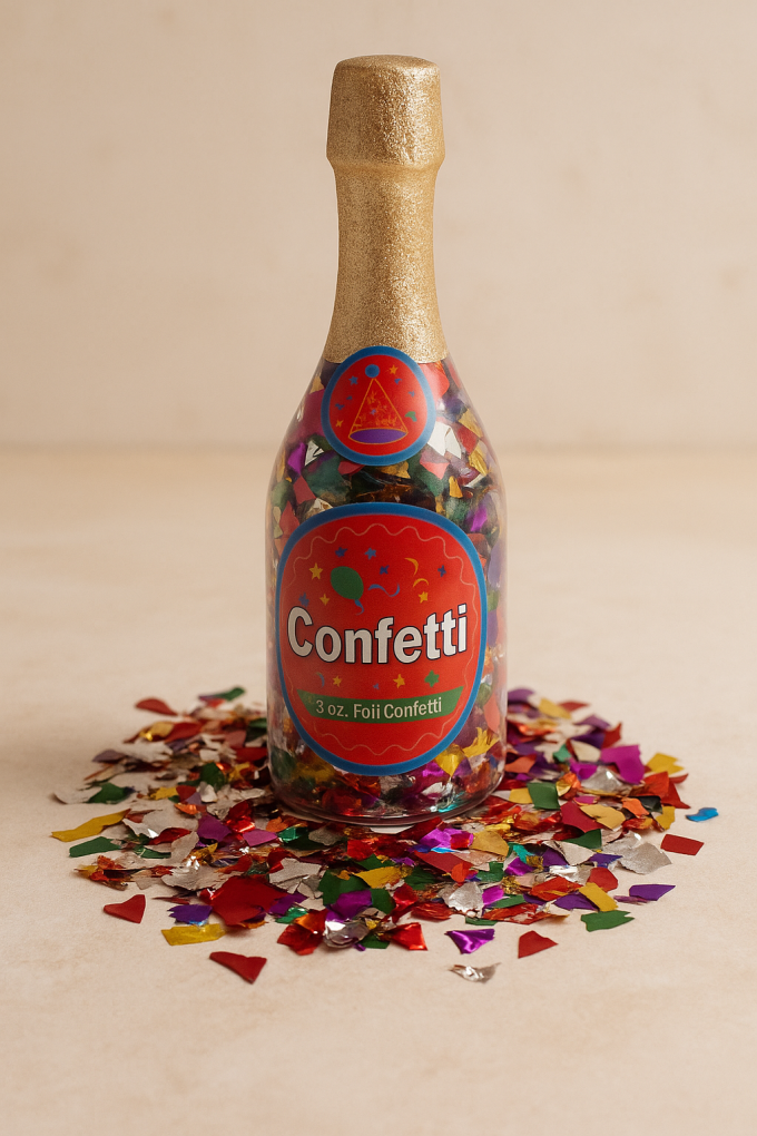 Парти конфети - шампанско