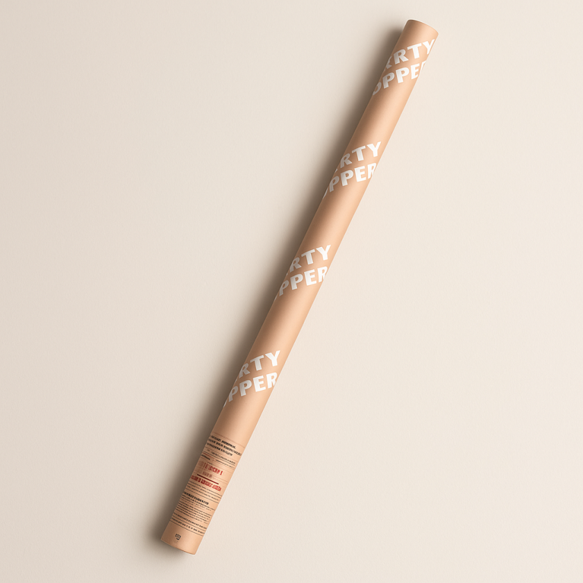 Парти конфети - розово злато - 80 см.