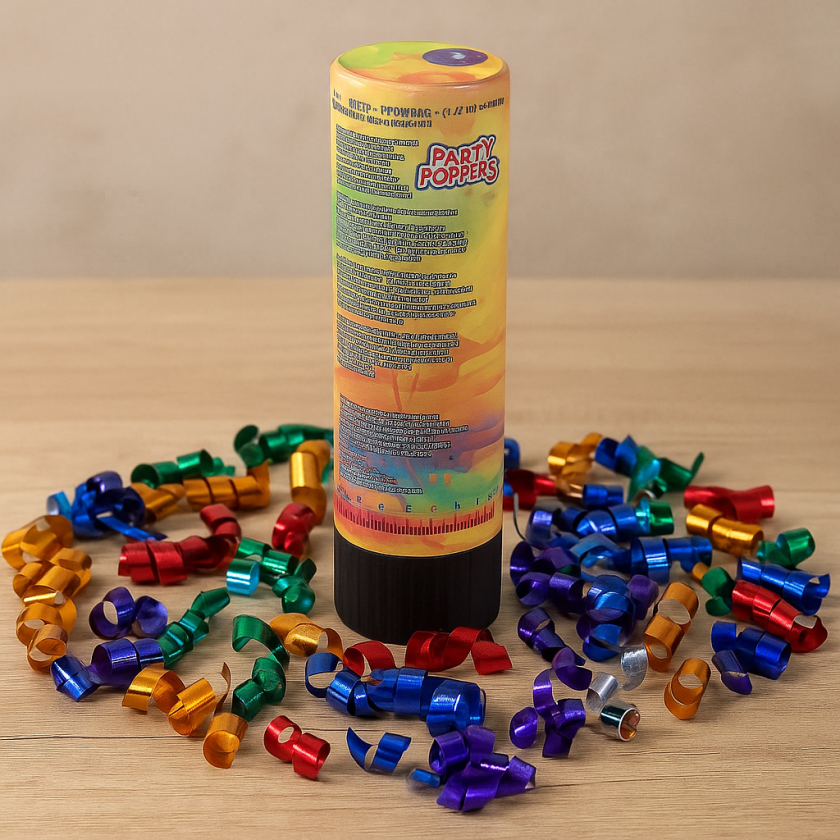 Парти конфети - цветни - 15 см.