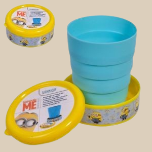 Сгъваема чаша MINIONS - 210 мл.