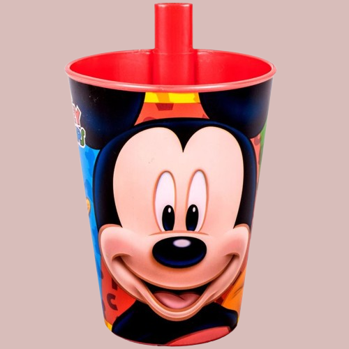 Чаша със сламка MICKEY & FRIENDS - 260 мл.