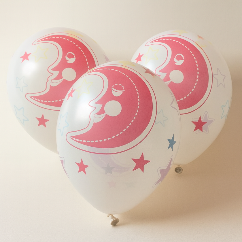 Парти балони - луна - 30 см. - 10 бр.