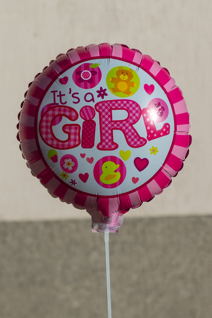Парти балон - It's a Girl - 42 х 30 см.