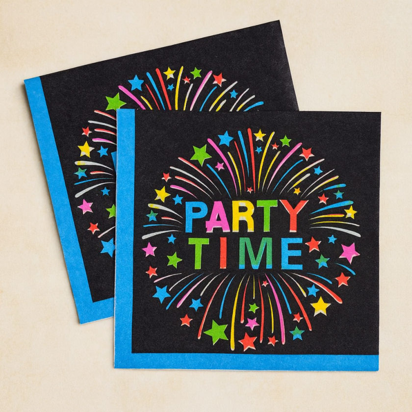 Парти салфетки - Party Time - 33 х 33 см. - 20 бр.