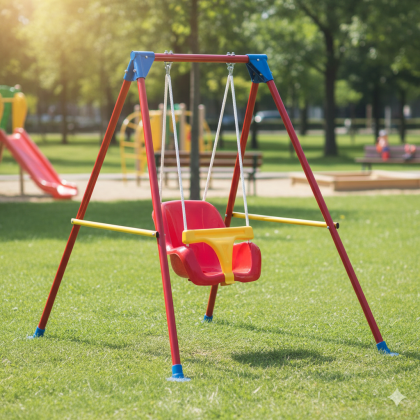 Детска люлка - със стойка