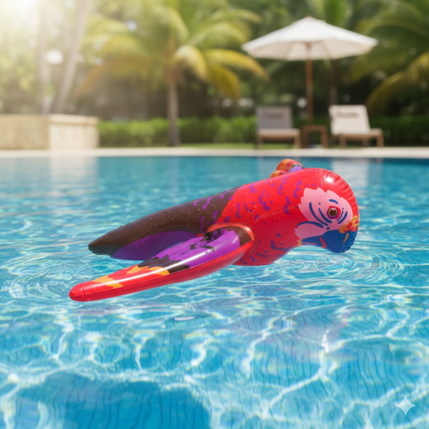 Надуваем папагал - 72 х 58 см.