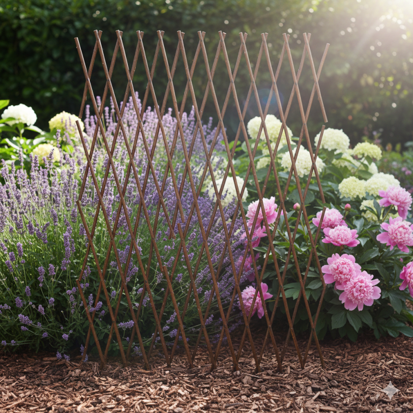 Градинска ограда - пергола - дървена - 1 х 2 м.