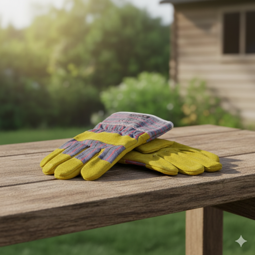 Градински ръкавици - изкуствена кожа