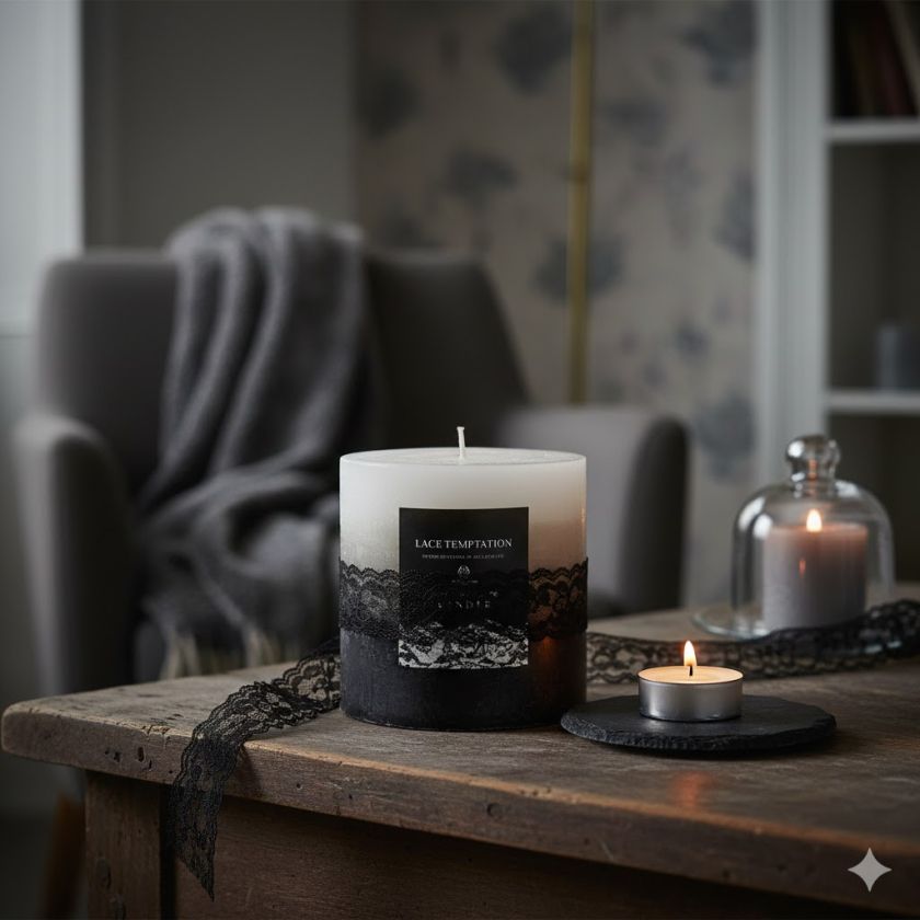 Ароматна свещ трицветна - 660 гр.