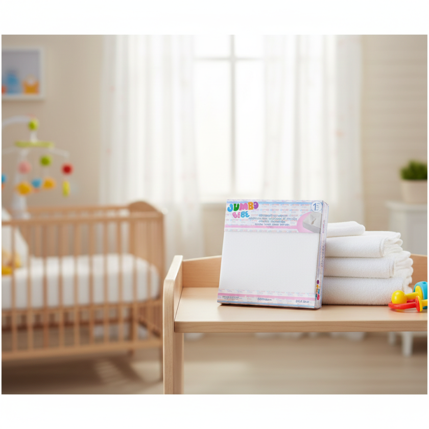 Непромокаема подложка за бебешко легло - 60 х 80 см.