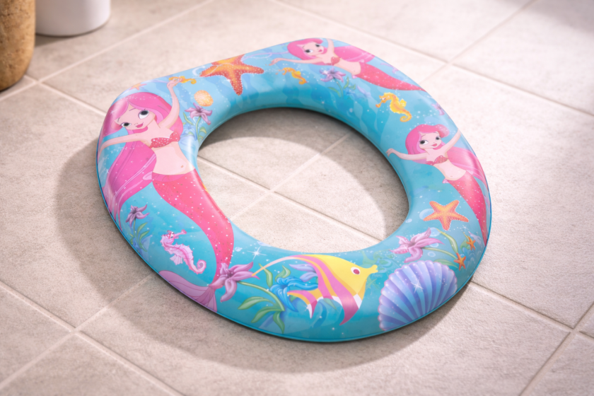 Детска седалка за тоалетна - русалки
