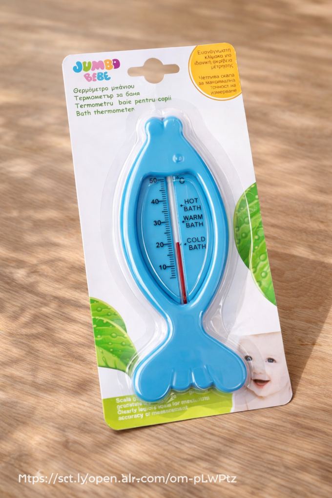 Бебешки термометър за баня - рибка