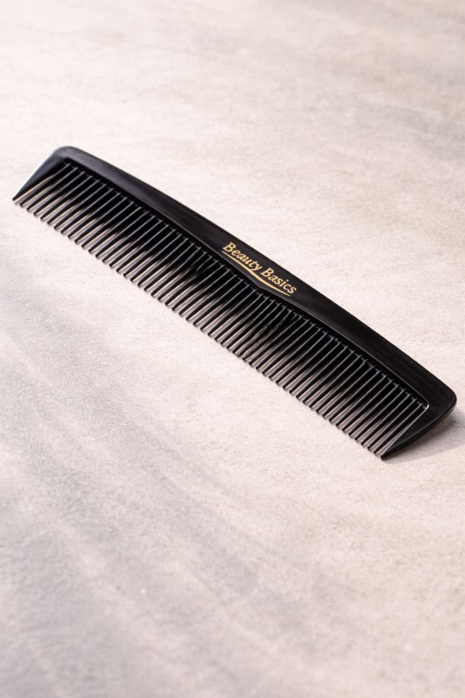 Гребен за коса - черен - 13 см.