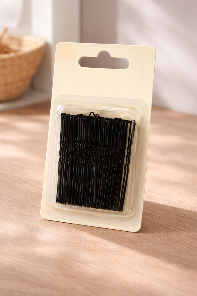 Фиби - фуркети - черни - 6 см. - 40 бр.