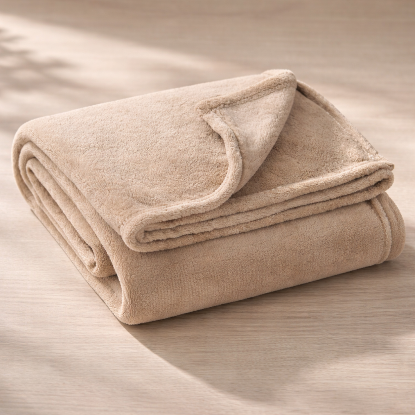 Покривка за диван - бежова - 130 х 160 см.