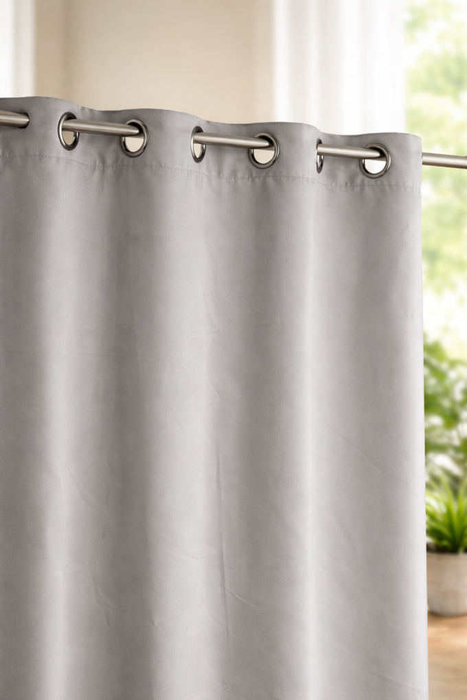 Завеса - сива - 140 х 250 см.