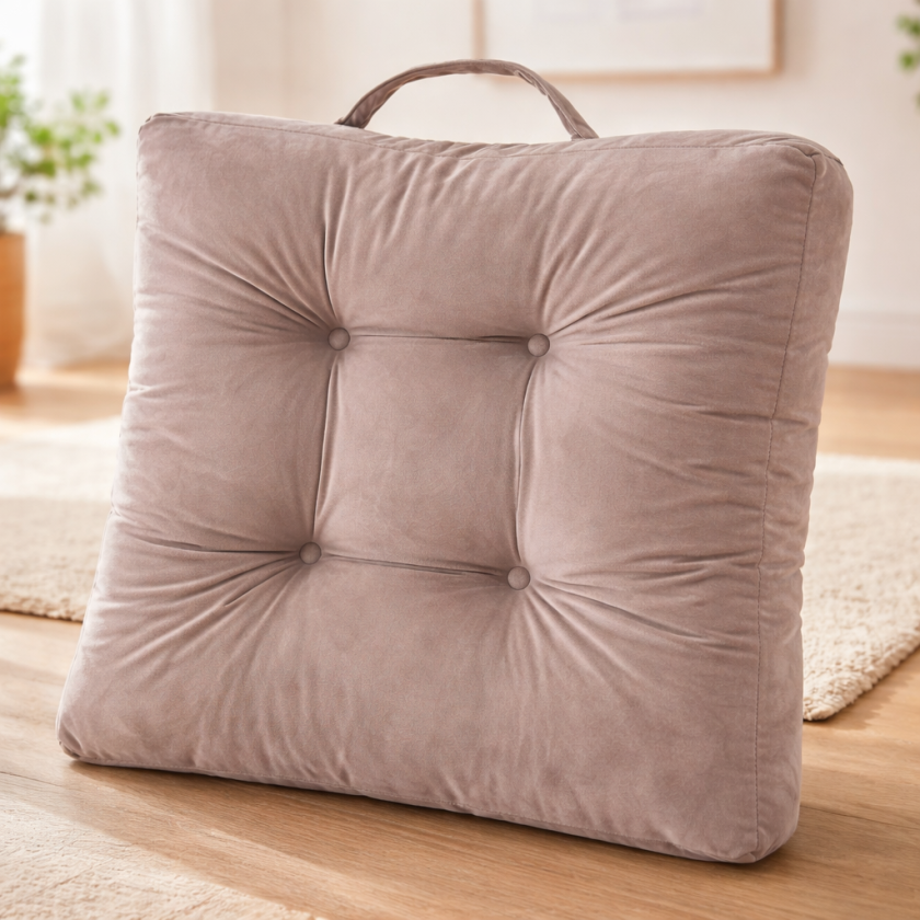 Декоративна възглавница за стол - капучино - 46 х 46 см.