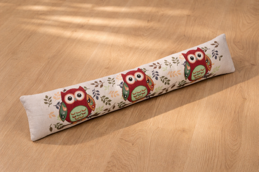 Декоративен стопер за врата - сови - 90 см.