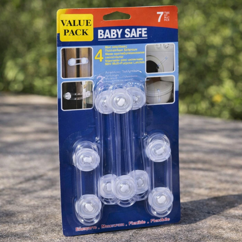 Мултифункционална заключалка - 2 размера - 7 бр.