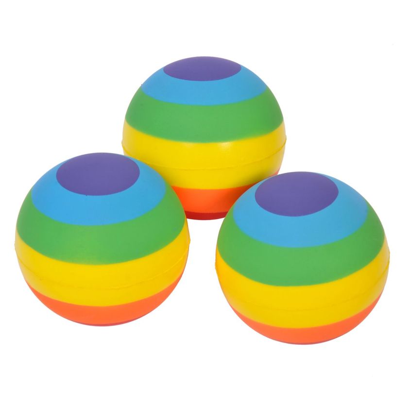 Плажна топка - многоцветна - 3 бр.