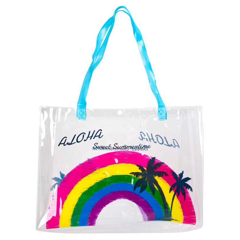 Детска плажна чанта - дъга