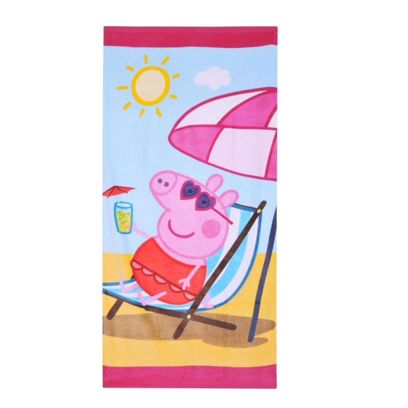 Детска плажна кърпа - PEPPA