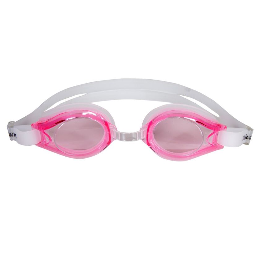 Детски очила за плуване - бяло и розово
