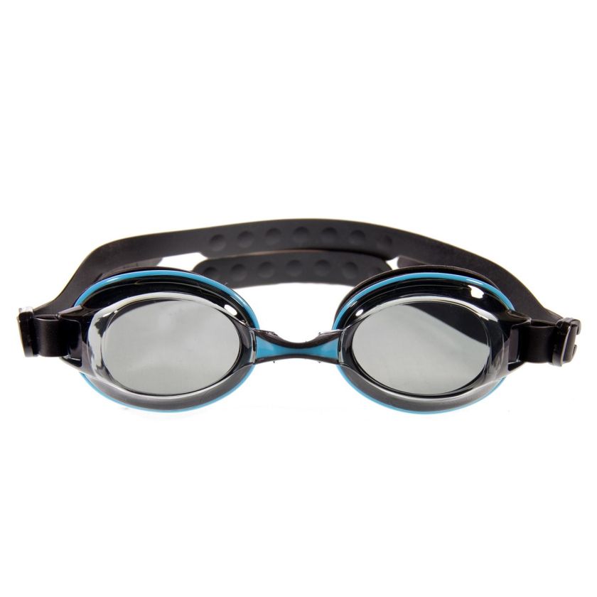 Очила за плуване - нечупливи - черно и синьо