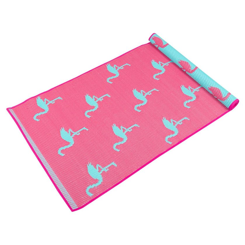 Плажна постелка - фламинго