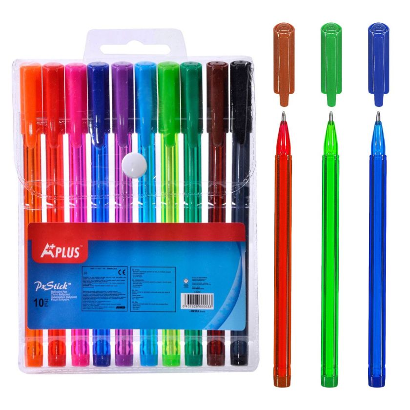 Химикалки - 10 цвята - 10 бр.