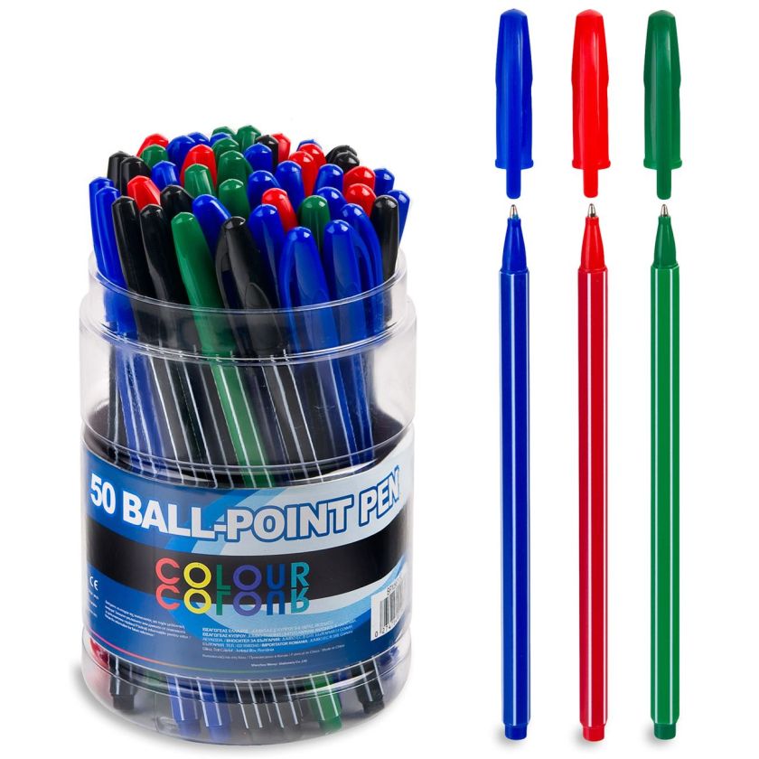 Химикалки - 4 цвята - 50 бр.