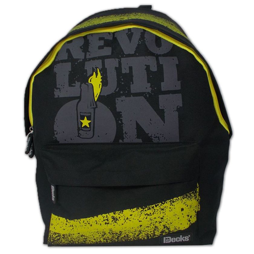 Чанта - ученическа - черно и жълто
