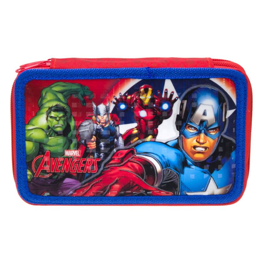 Ученически несесер - пълен - 3D AVENGERS