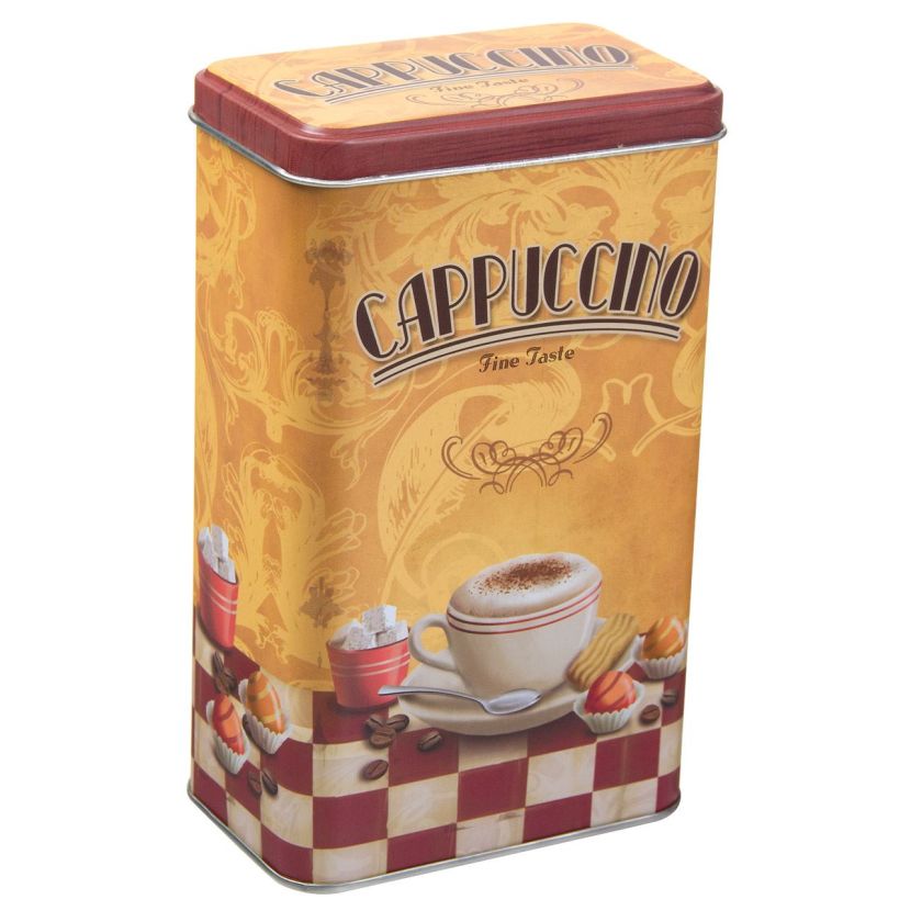 Кутия за кафе - метална - Cappuccino 