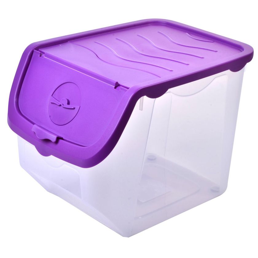 Кухненска кутия - пластмасова - лилава