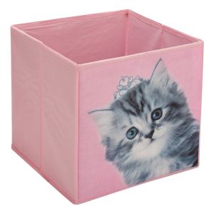 Кутия за дрехи - котка - 25 x 25 x 25 см.