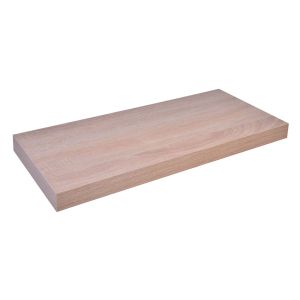 Рафт за стена - дървен - скрити подпори - 60 см.