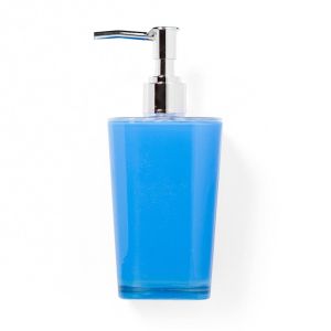 Диспенсър за течен сапун - пластмасов - син - 17 см.