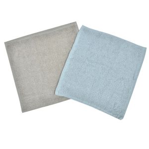 Хавлиени кърпи за ръце - сиви - 28 х 28 см. - 2 бр.