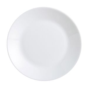Дълбока чиния - аркопал - бяла - 20 см.