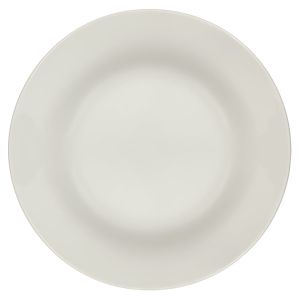 Десертна чиния - порцеланова - бяла - 15 см.