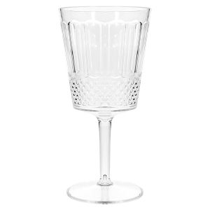 Чаша за вино - пластмасова - прозрачна - 400 мл.