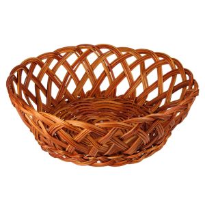 Кухненски панер - бамбук - плетен - кръгъл