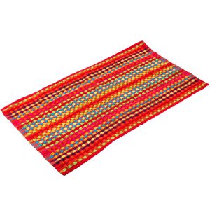 Кухненска кърпа - червена - цветно каре - 35 х 60 см.