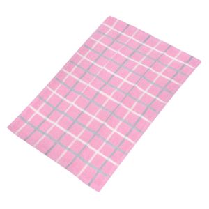 Кухненска кърпа - розово каре - 35 х 60 см.