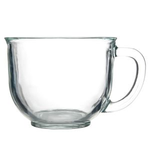 Стъклена чаша - прозрачна - 340 мл.