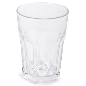 Чаша - стъклена - прозрачна - 350 мл.