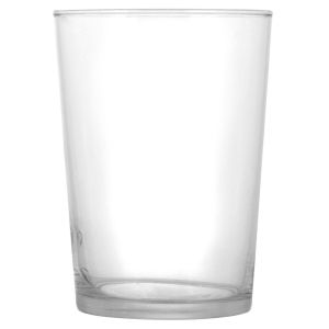 Чаша - стъклена - прозрачна - 520 мл.