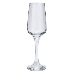 Чаша за шампанско - стъклена - прозрачна - 220 мл.
