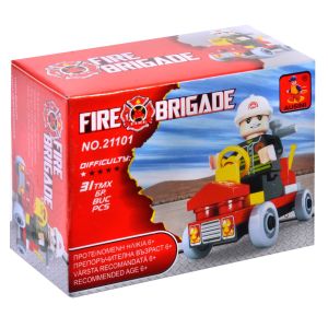 Конструктор - пожарникарски автомобил - 31 части